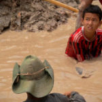 14 year old worker in tin mine on Bangka Island. ©BBC