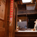 Pueblo viejo en Yunnan, China