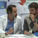 Dr. Landó y Dr. Herranz conversando