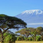 Nieve en la cima del monte Kilimanjaro en Amboseli ©Shutterstock